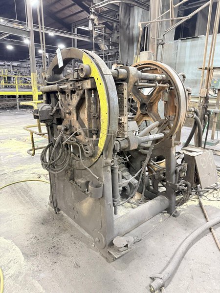 Shalco model u180 shell core machine with gun drilled heater plates, parts machine (no sand feed hopper)
