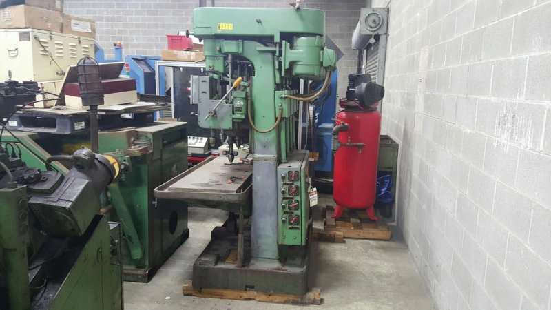 56" x 21" Allen 4 Station Drill Press