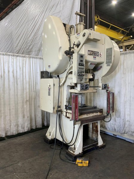 60 TON MINSTER MODEL 6 SS FIXED BASE GAP FRAME PRESS: STOCK #81620