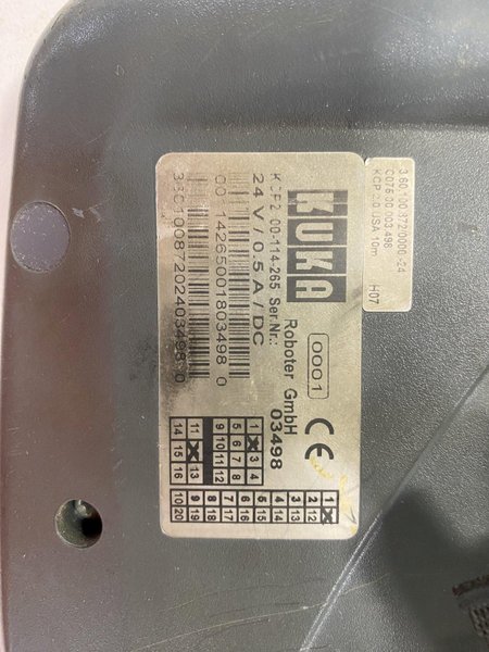 KUKA KCP2 00-114-265 TEACH PENDANT