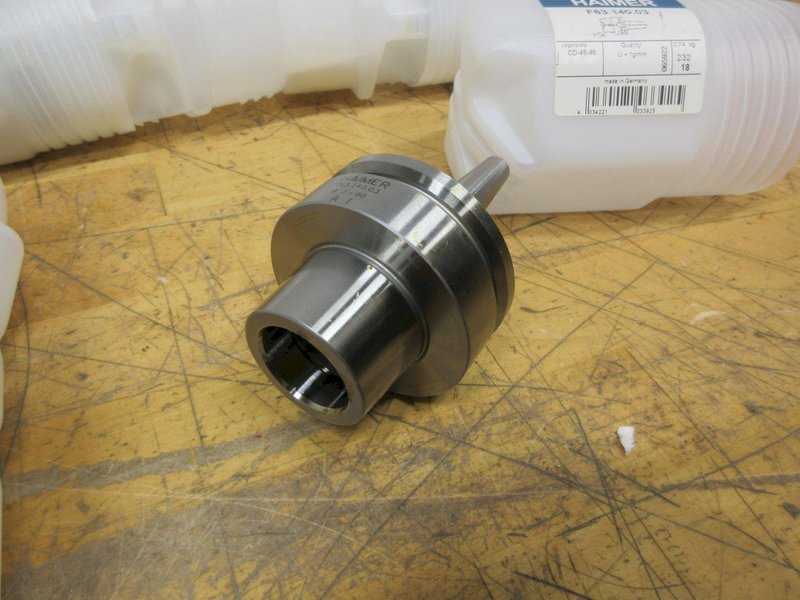 Haimer HSK63 Shrink Fit Tool Holders, (7 pcs) F63.140.03 Dia 3mm x 80, **New In Packages**- Auction Item