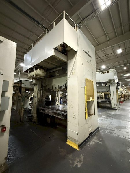 300-ton Komatsu Straight Side Mechanical Press For Sale Model #E2G-300U