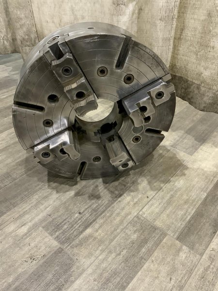 21" GISHOLT 4 JAW LATHE CHUCK: STOCK #81573