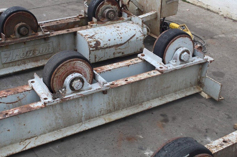 15 TON ARONSON TANK TURNING ROLLS 1 DRIVE &amp; 2 IDLERS: STOCK # 72464