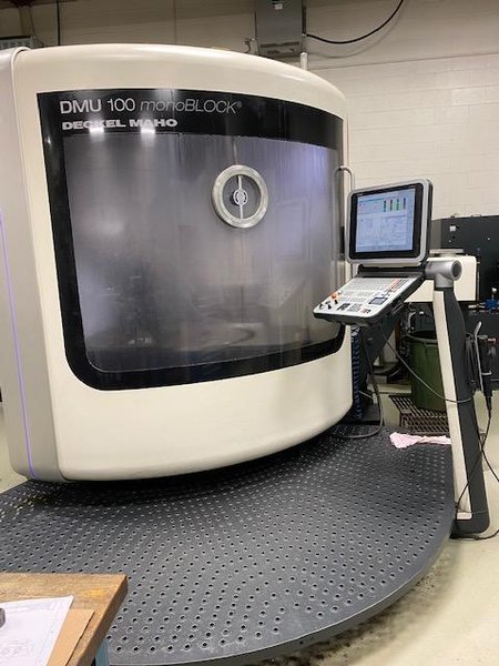 DMG Mori DMU 100 Monoblock VMC, 2008 – Coolant Thru Spindle, Blum Laser, Probing