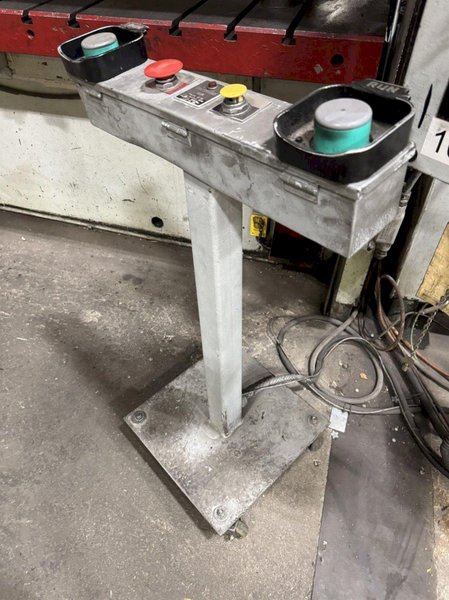 300 TON PACIFIC 300-OBL-8 STRAIGHT SIDE HYDRAULIC PRESS. STOCK # 0669925