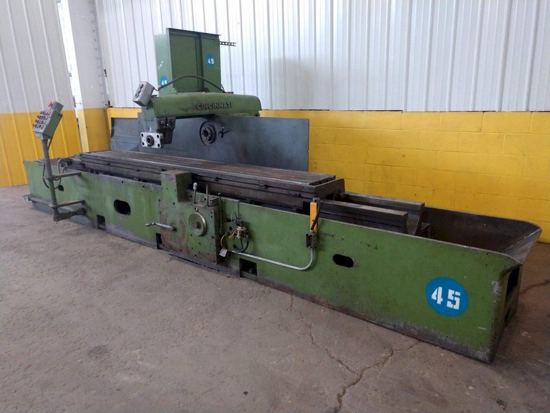 18" X 128" CINCINNATI HYPOWERMATIC HORIZONTAL SIMPLEX PRODUCTION MILL. STOCK # 1162121