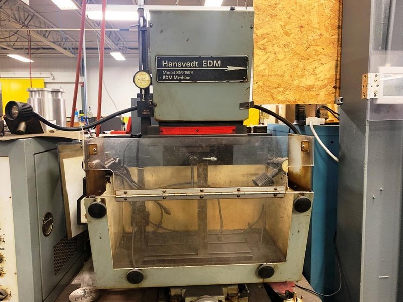30 AMP HANSVEDT SM-150 B RAM TYPE EDM MACHINE