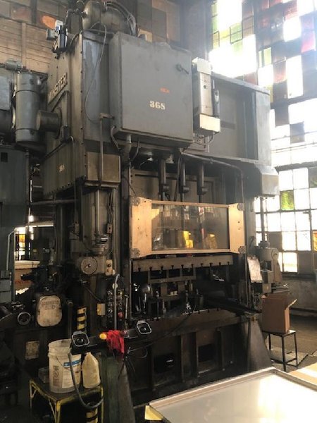 250 TON MINSTER HEVI STAMPER STRAIGHT SIDE DOUBLE CRANK PRESS: STOCK#73437