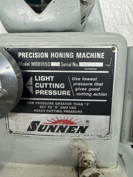 5.5" SUNNEN PRECISION MODEL MBB-1650 HONING MACHINE HONE. STOCK # 0236925