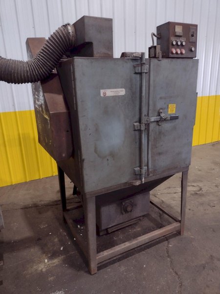 11.4 CU FT A-E-S MODEL #STEELABRATOR B-150 SHOT BLAST BARRELL TUMBLER MACHINE: STOCK #19315