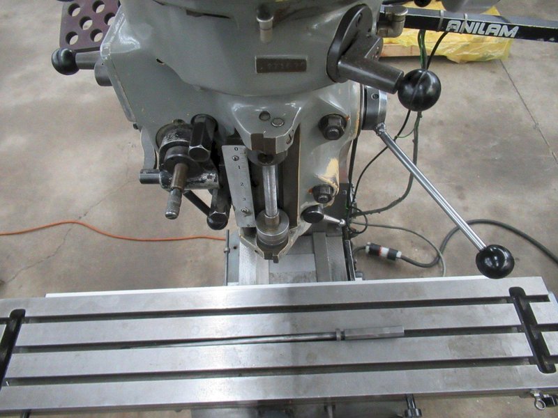 Bridgeport Series I-2HP Vertical Knee Mill, 2-Axis DRO, 9" x 48" Table, Power Table Feed
