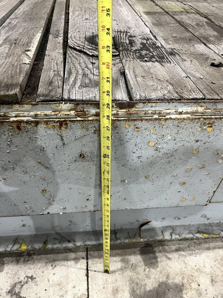20 TON X 60" X 120" RAIL MOUNTED HEAVY DUTY TRANSFER CART: STOCK #14599