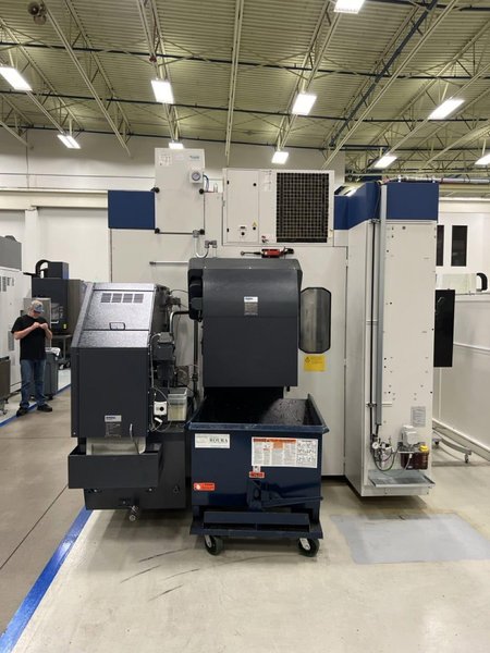 Grob G550 5-Axis HMC, 2017 – Renishaw Probe, Mist Collector