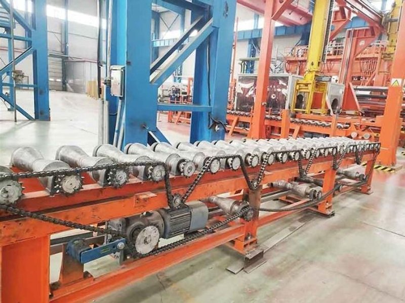 16,000 ton SMS Horizontal Direct Single Action Ext Press, Ind Billet Furnace, Stretcher, Saw, Billet Peeler (14552)