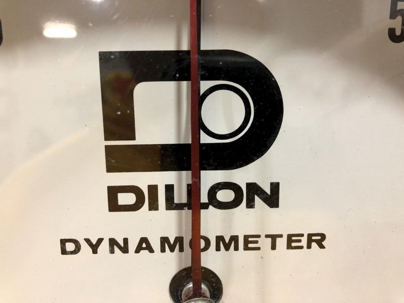50,000 LBS X 10" DILLON AP SERIES DYNAMOMETER CRANE SCALE: STOCK #17244