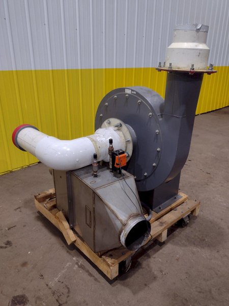 7.5 HP LEESON MOTOR  WIGH BLOWER: STOCK #19059