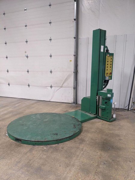 HIGHLIGHT INDUSTRIES MODEL #XS P111OM238 SEMIT-AUTOMATIC ROTARY STRETCH WRAPPER STOCK#3537