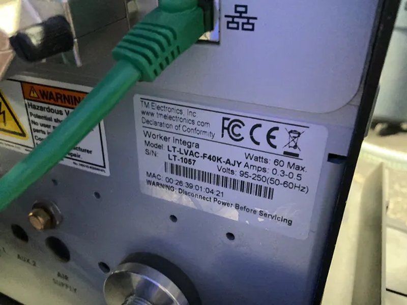 Tm Electronics  Vacuum Leak Test System - Lt-lvac-f40k-ajy