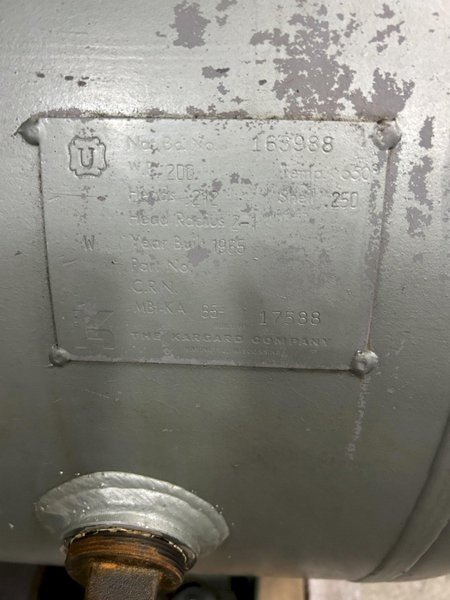 20 HP Gardner Denver Air Compressor. stock #0260324