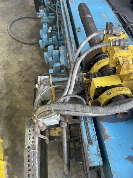 1.5'' X 0.188" PINES MODEL #1 HORIZONTAL HYDRAULIC TUBE BENDER, WITH DIAL-A-BEND CONTROLS: STOCK 15028