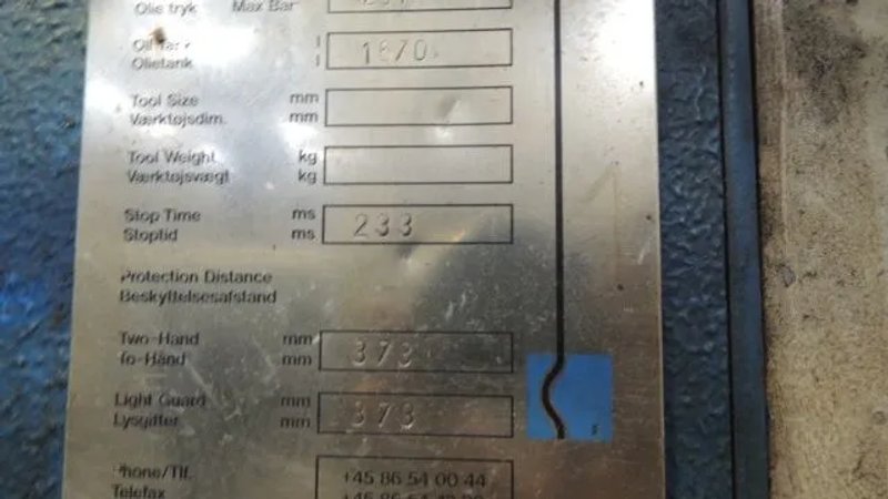 HYDRAULICO 330 TON HYD PRESS, STOCK# 13934J