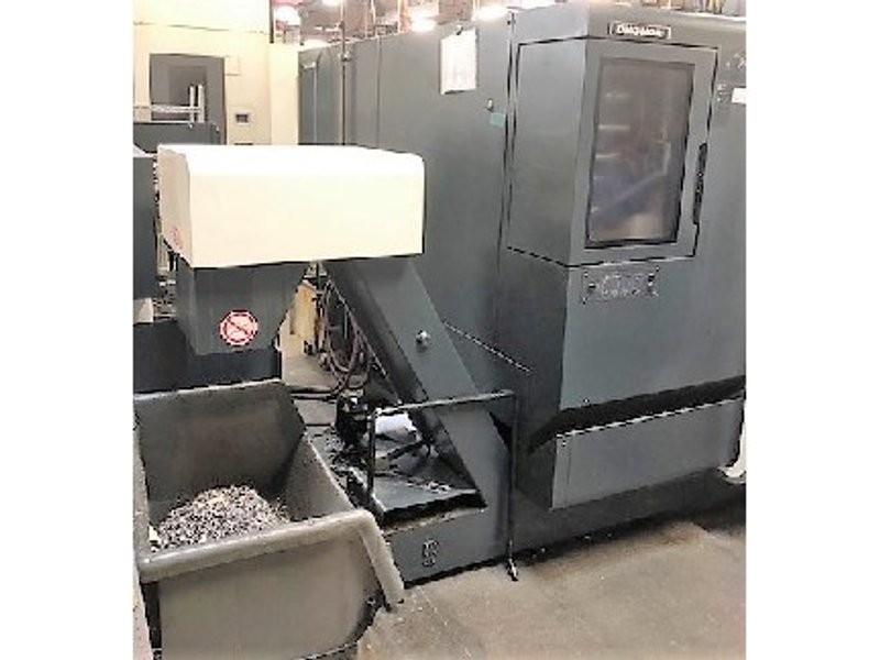 DMG Mori DMU 50 Universal CNC 5-Axis VMC 2014 with: Siemens 840D, CAT40,  60 ATC Tool Measuring, and Chip Conveyor.
