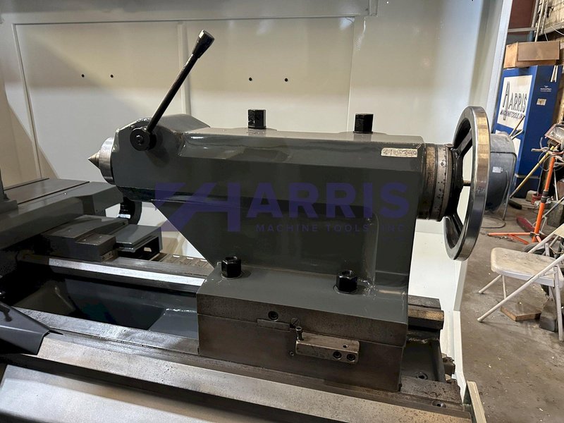 WEILER #E90, 14" BORE, OIL COUNTRY HOLLOW SPINDLE CNC LATHE, 120" CENTERS, 2007, MINT CONDITION