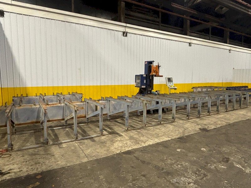 2" X 60' PEDDINGHAUS MODEL #1000/1B OCEAN AVENGER CNC STRUCTURAL BEAM DRILL LINE 2008: YOBRO #23978