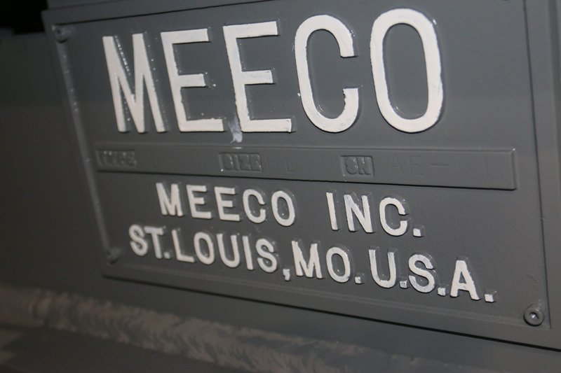 3-1/2" MEECO MODEL HD2 2-ROLL ROTARY BAR STRAIGHTENER: STOCK #10457