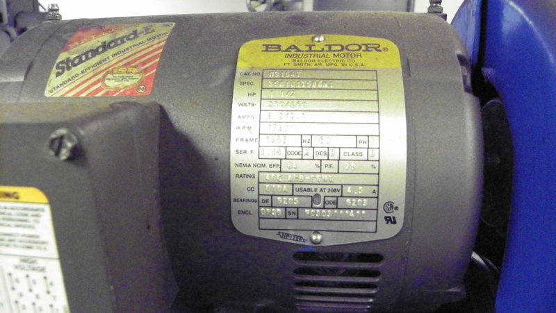 Sunnen Model 1800 Power Stroke Honing Machine, S/N 73633. Offered for parts / rebuild. 