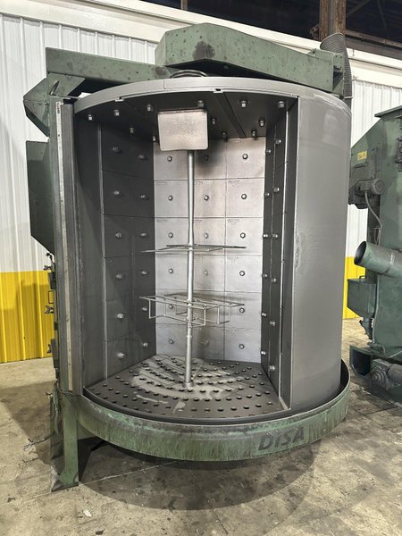 36" X 72" GOFF MODEL #3672D SPINNER HANGER SHOT BLAST CLEANING SYSTEM, NEW 2006: STOCK #22470