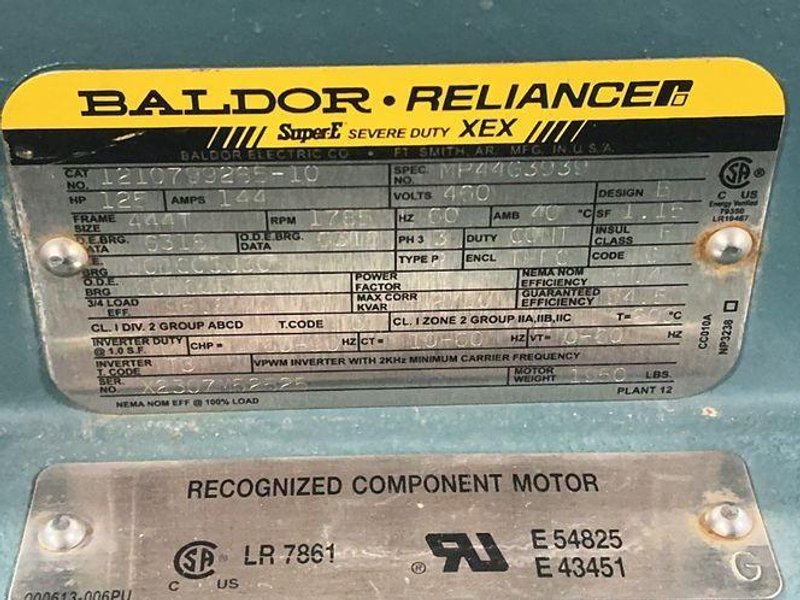 Baldor-reliance  125 Hp  Motor - 1210799285-10