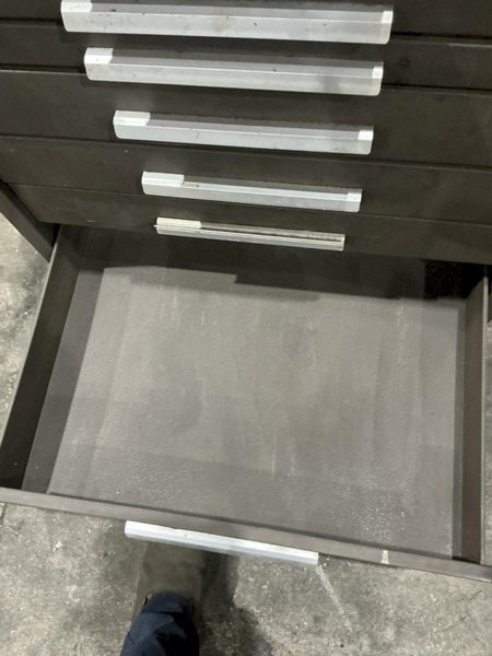 7-DRAWER KENNEDY MODEL #297 ROLLING TOOLING CABINET / TOOL CART: YOBRO #26402