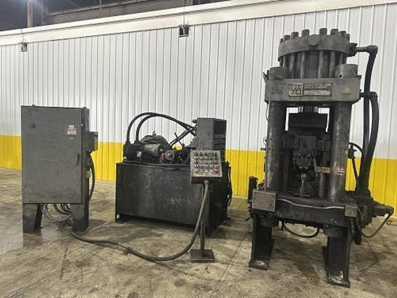 5" AMD MODEL#530-2230 AUTOMATIC HYDRAULIC BAR &amp; BILLET SHEAR OR HYDRAULIC PRESS