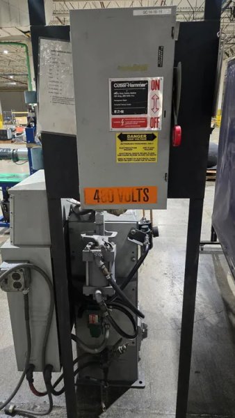 BERKLEY DAVIS RA-3-36 WELDER 440V 50 KVA 36″ THROAT USED