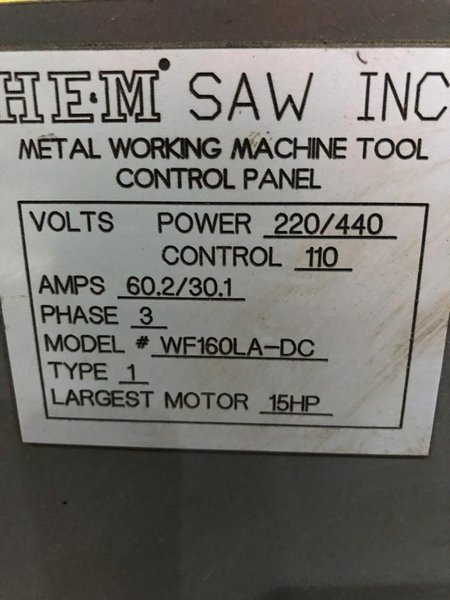 25” x 30” HEM HORIZONTAL BAND SAW