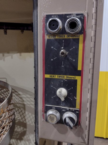 27" X 36" BETTER ENGINEERING MODEL #200-ZX HEATED ROTARY PARTS WASHER: STOCK #19498