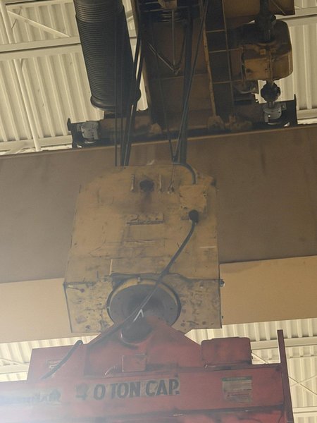 40 TON X 97' P&amp;H CLASS D DOUBLE GIRDER OVERHEAD BRIDGE CRANE: YOBRO #26427