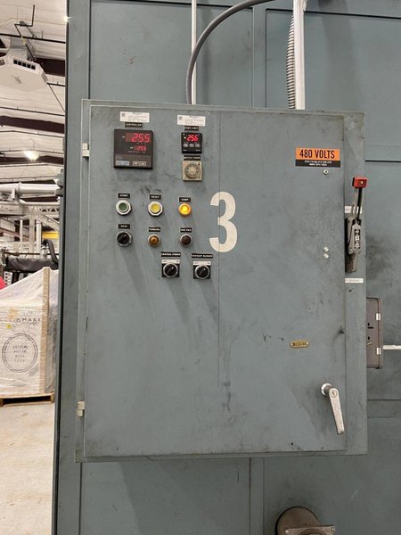 500 DEGREE THERMCRAFT MODEL OBR-72-108-48-1A 3 DOOR ELECTRIC OVEN