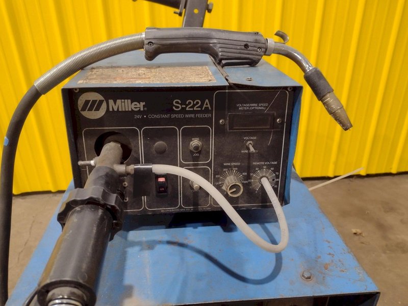 200 AMP MILLER MODEL #CP-200 DC ARC WELDER &amp;  S-22 WIRE FEEDER: STOCK #19659