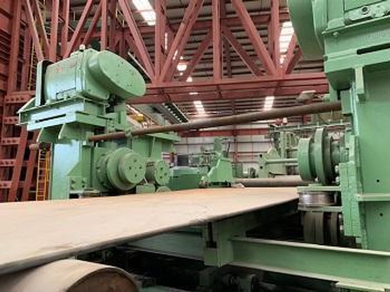 72" (1,800mm) x 1" (25.4mm) Blohm &amp; Voss (2 Step) API Spiral Pipe Mill