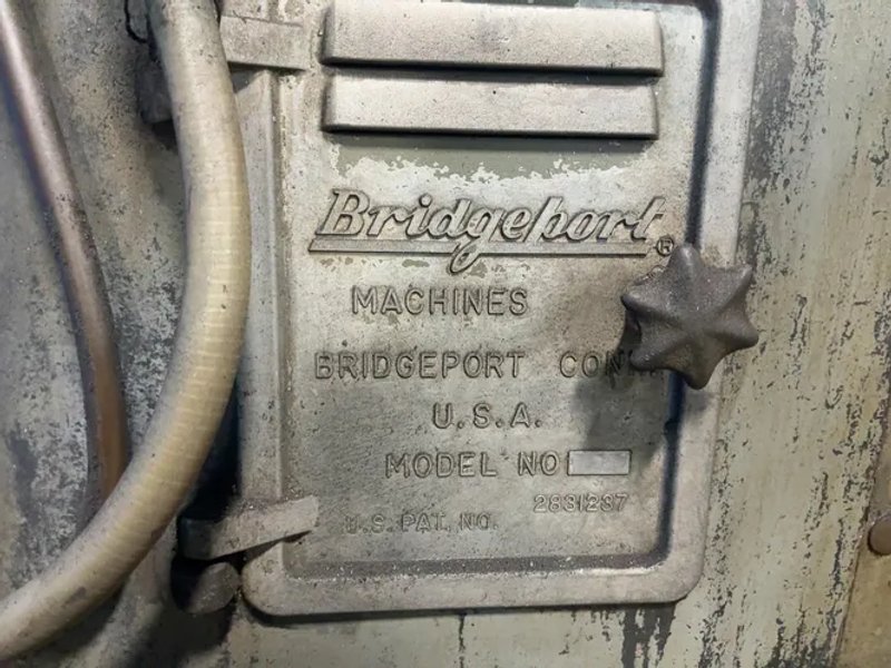 Bridgeport 42” X 9” Vertical Mill