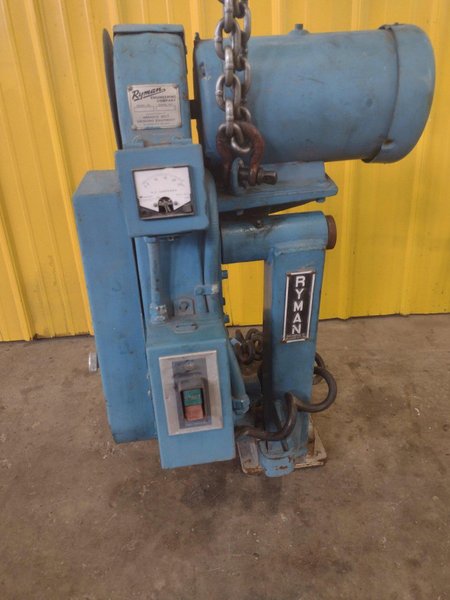 7.5 HP RYMAN ENGINEERING MODEL #712L LATHE TOOL POST GRINDER ABRASIVE BELT GRINDING HEAD: STOCK #15246
