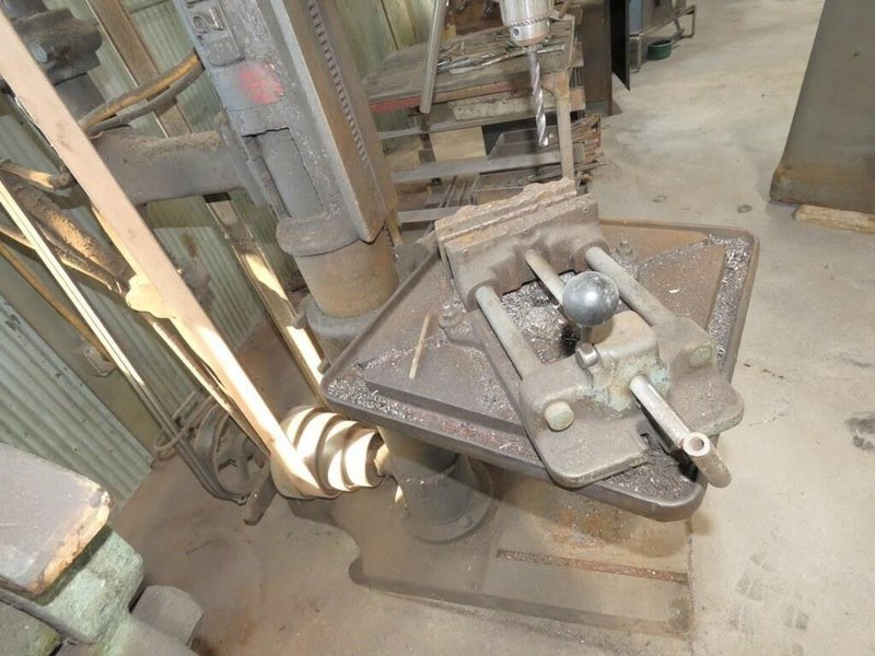 21" CINCINNATI ANTIQUE DRILL PRESS: YOBRO #26448