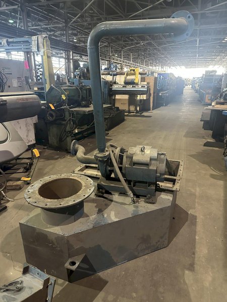 24" X 50" DUNNAGE WASH SYSTEMS 3-STAGE STAINLESS STEEL PASS THRU CONVEYOR TOTE / PALLET WASHER: STOCK #14892
