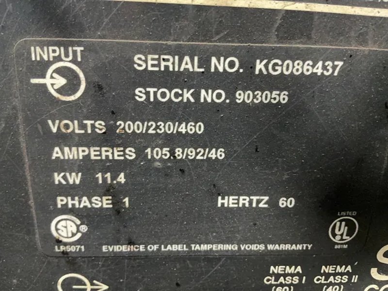 Miller  250 Amp Welder W/ Cooler - Syncrowave 250