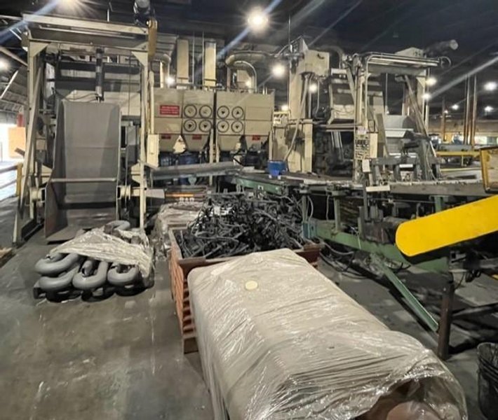 TWIN PANGBORN BARREL BLAST MACHINES STOCK# 3461