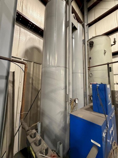 South-Tek Systems N2-GEN 420S-1T3 PSA Nitrogen Generator, 2018 – 40 HP Sauer High-Pressure Air Compressor, ASME-Code Nitrogen/Air Storage Vessels