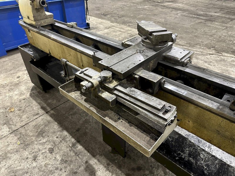 19" X 144" LEBLOND MAKINO MODEL #15E REGAL ENGINE LATHE W/ METRIC 3" HOLE: STOCK #22816